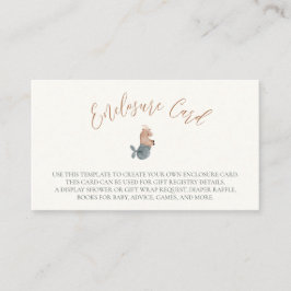 Kapricorn Zodiac Sign Baby Duschekarte Begleitkarte