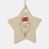 Kapricorn Zodiac Signatur Astrologie Niedlich Zeic Keramik Ornament (Rechts)