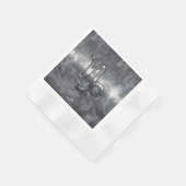 Kapricorn Zodiac Symbol Stahldekor Serviette (Ecke)