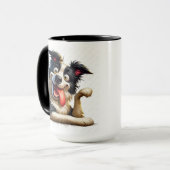 kapriziöser Hund Tasse (Vorderseite Links)