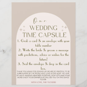 Kapsel für Hochzeitzeit benutzerdefinierte Karte