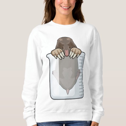 Kapsel mit Messbecher Sweatshirt (Vorderseite)