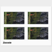 Kapselaufkleber Rechteckiger Aufkleber (Blatt)