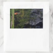 Kapselaufkleber Rechteckiger Aufkleber (Tasche)