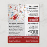 Kapseldesign, Apotheke, Werbung für Apotheker Flyer<br><div class="desc">Kapseldesign,  Apotheker,  Flyer der Werbung durch den Visitenkartenverkauf.</div>