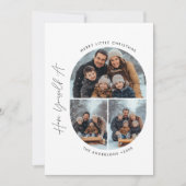 KapselFoto | Frohe kleine Weihnachtskinder Familie Feiertagskarte (Vorderseite)