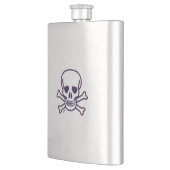 Kapselhülle aus rostfreiem Stahl Flachmann (Links)