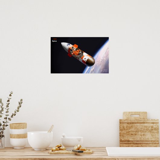 Kapselinjektion Poster (Küche)