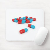 Kapseln auf Weiß Mousepad (Mit Mouse)