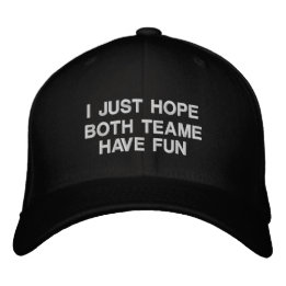 Kapseloberteil des Tages Unisex bestickter Hut