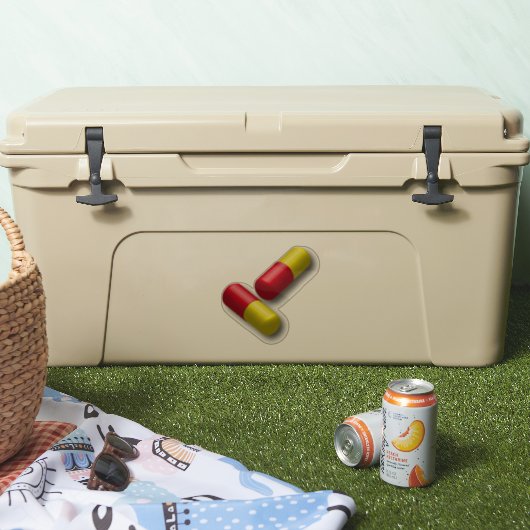 Kapseltabletten Aufkleber (Kühler)