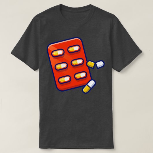 Kapseltabletten T-Shirt (Design vorne)