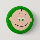 Kapskids Boys sehen grüne Augen Button Abzeichen (Vorderseite)