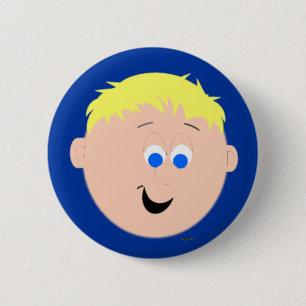 Kapskids gegenüber Boy Blonde Haar Button Abzeiche