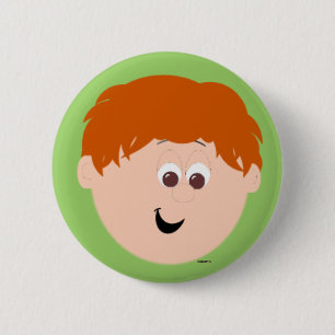 Kapskids sieht sich dem Young Red Hairs Boy Button