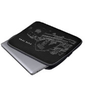 Kapstadt Architektur Bäckerei Gebäude Sketch Laptopschutzhülle (Vorne Knopf)