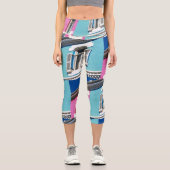 Kapstadt Bo-Kaap Architektur Südafrika SA Capri Leggings (Vorderseite)