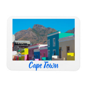 Kapstadt Bo-Kaap Stadtbild Südafrika Magnet
