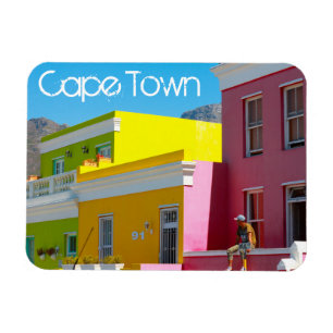 Kapstadt Bo-Kaap Stadtbild Südafrika Magnet