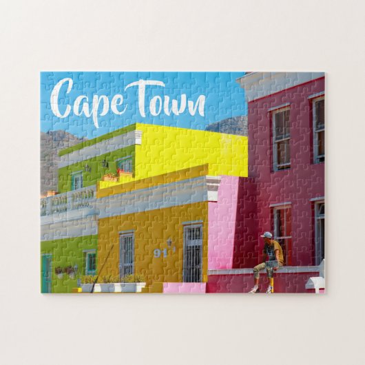 Kapstadt Bo-Kaap Stadtbild Südafrika Puzzle (Horizontal)