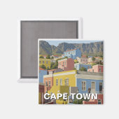 Kapstadt Bo-kaap Südafrika Magnet (Vorderseite/Rückseite)