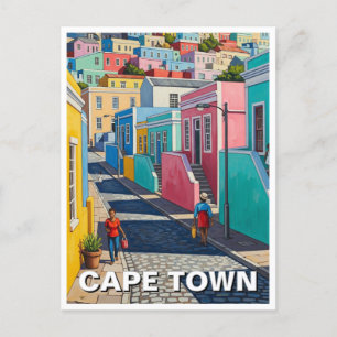 Kapstadt Bo-kaap Südafrika Postkarte