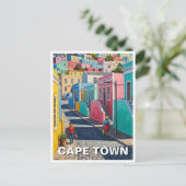Kapstadt Bo-kaap Südafrika Postkarte (Stehend Vorderseite)