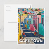 Kapstadt Bo-kaap Südafrika Postkarte (Vorne/Hinten)
