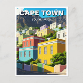 Kapstadt Bo-kaap Südafrika Postkarte