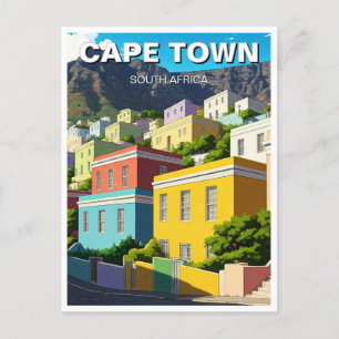 Kapstadt Bo-kaap Südafrika Postkarte