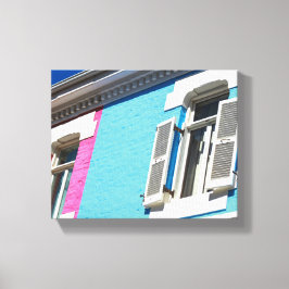 Kapstadt Bo-Kaap Südafrika SA Architektur Leinwanddruck