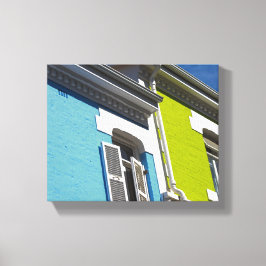 Kapstadt Bo-Kaap Südafrika SA Architektur Leinwanddruck