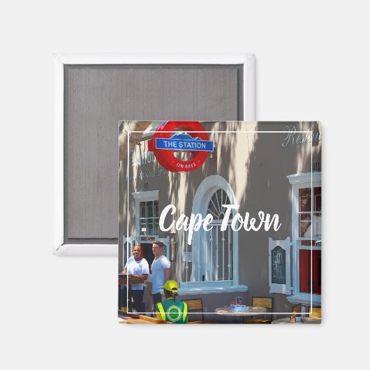Kapstadt City Cityscape Street South Africa Magnet (Vorderseite/Rückseite)