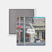 Kapstadt City Cityscape Street South Africa Magnet (Vorderseite/Rückseite)