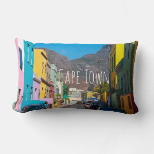 Kapstadt Cityscape Street Bo-Kaap Südafrika Lendenkissen