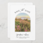 Kapstadt Hochzeitsgipfel Save the Date Einladung (Vorne/Hinten)