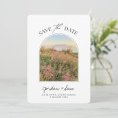 Kapstadt Hochzeitsgipfel Save the Date Einladung (Stehend Vorderseite)