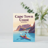 Kapstadt Küste Südafrika Postkarte (Stehend Vorderseite)
