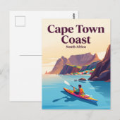 Kapstadt Küste Südafrika Postkarte (Vorne/Hinten)