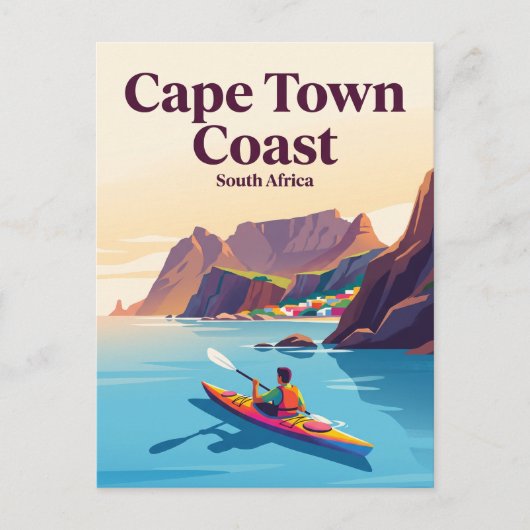 Kapstadt Küste Südafrika Postkarte (Vorderseite)