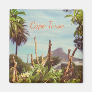 Kapstadt Lion's Head Frangipani Magnet