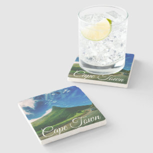 Kapstadt Löwenkopf Landschaft Südafrika Steinuntersetzer