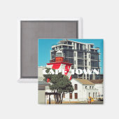 Kapstadt Mouille Point Leuchtturm Südafrika Magnet (Vorderseite/Rückseite)