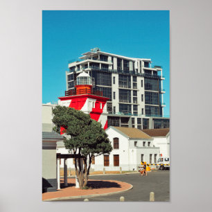 Kapstadt Mouille Point Leuchtturm Südafrika Poster