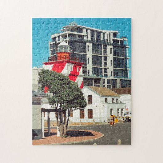 Kapstadt Mouille Point Leuchtturm Südafrika Puzzle (Vertikal)