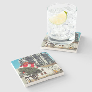 Kapstadt Mouille Point Leuchtturm Südafrika Steinuntersetzer