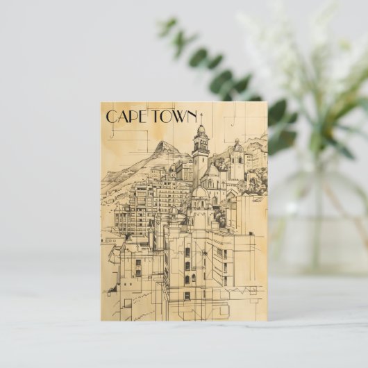 Kapstadt Postkarte (Stehend Vorderseite)