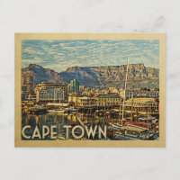 Kapstadt Postkarte Südafrika Vintage Travel