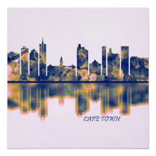 Kapstadt Skyline Poster