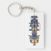 Kapstadt Skyline Schlüsselanhänger (Vorderseite)